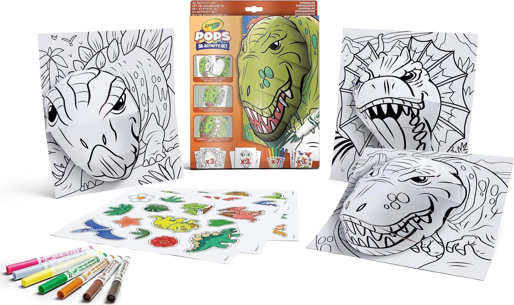Crayola: Set Attivita Pops Dinosauri