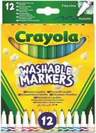 Crayola: 12 Pennarelli Punta Fine Super Lavabili