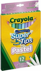 Crayola: 12 Superpunta Lavabili Colori Pastello