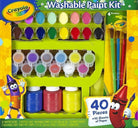 Crayola: Washable Paint Kit / Set Pittura Lavabile (40 Pcs)
