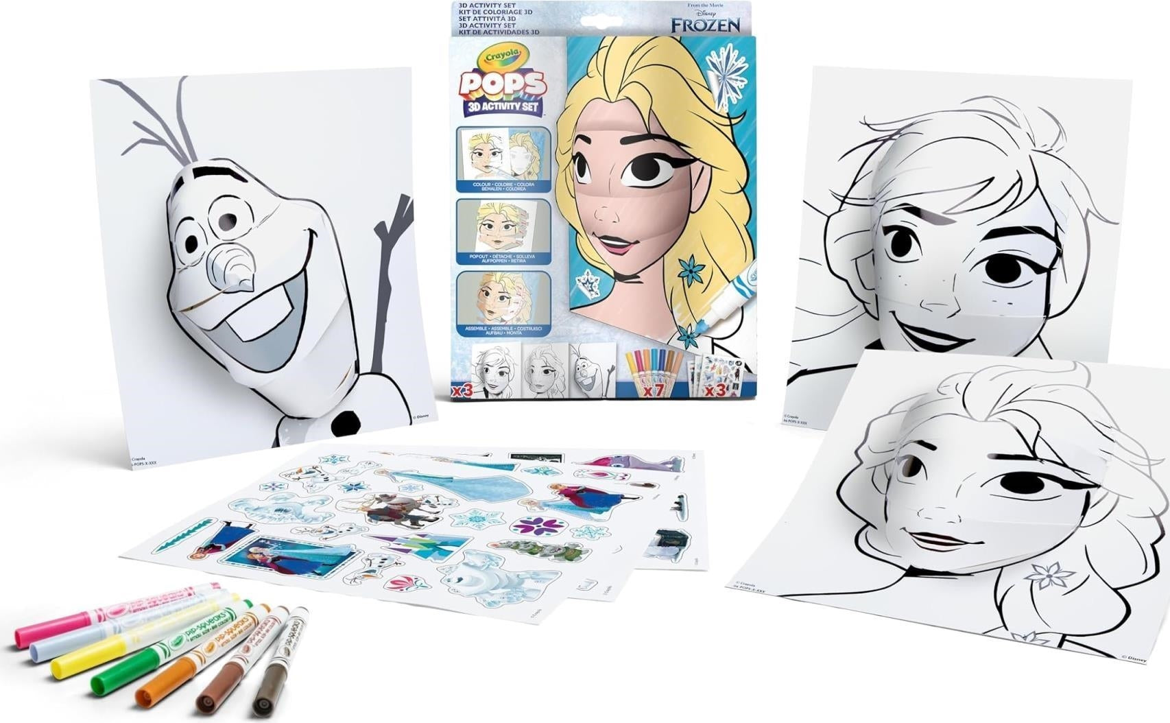 Crayola: Set Attivita Pops Disney Frozen