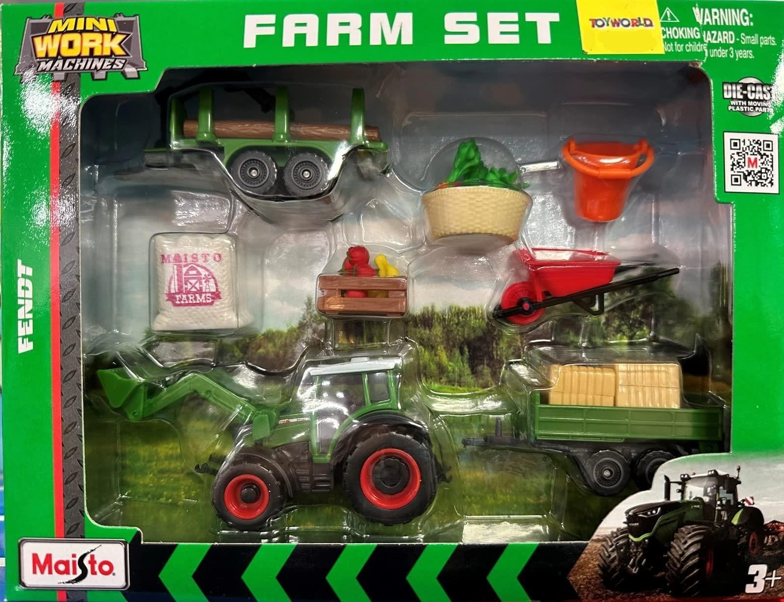 Maisto: Mini Work Machine - Farm Set Ass.Ti