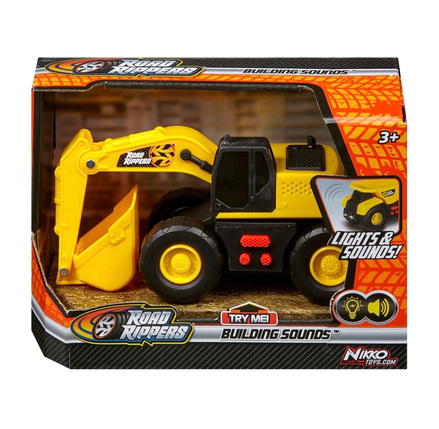 Nikko Toys: Escavatore Con Luci E Suoni