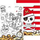 Amscan: 8 Paper Bags Pirates Map