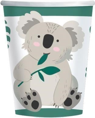 Amscan: 8 Cups Koala Paper 250 Ml Sup
