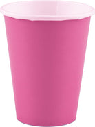 Amscan: 8 Cups Bright Pink Paper 250 M Sup