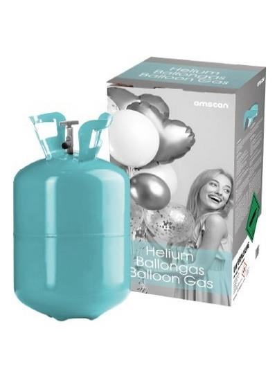 Pc. Helium Tank For 50 Balloons Qs. Bombola Elio Usa E Getta 0,42 Mc. Gonfia Circa 50 Palloni Da 9 - 23 Cm