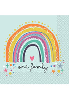 16 Napkins 'One Family' 33Cm X 33Cm