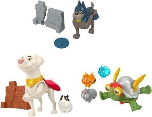 Dc Comics: Mattel - League Of Super Pets - Basic Figure Action Pack (Assortimento)