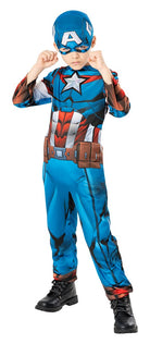 Rubies: Costume Capitan America Green Collection Inf (costume bambino M)