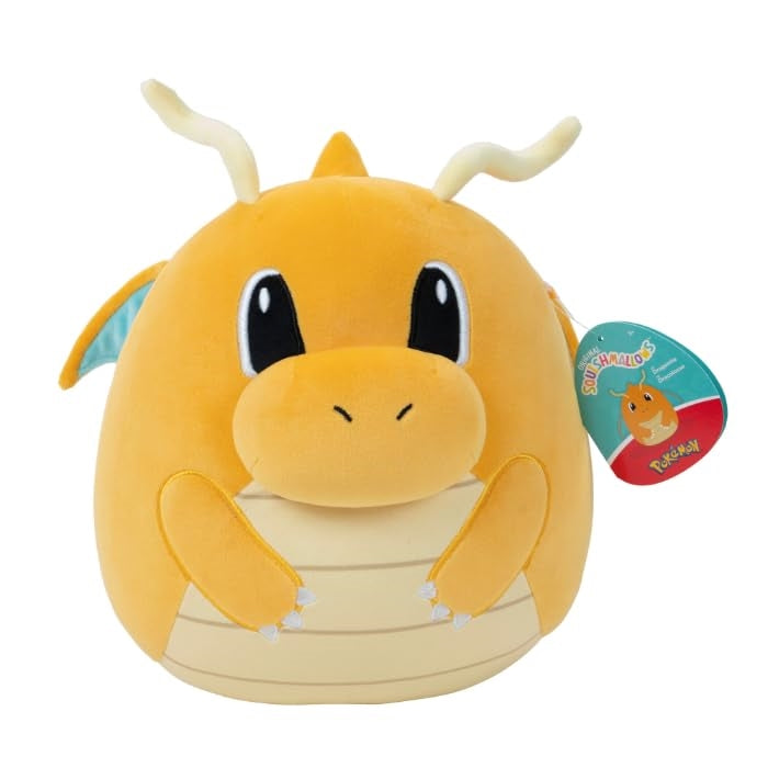 Pokemon: Squishmallows - Rei Toys - Peluche 30 Cm Dragonite
