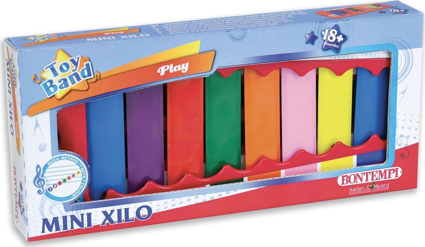 Bontempi 55 0833 - Xilofono A 8 Piastrine/Note Colorate