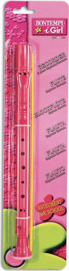 Bontempi 31 3671 - Flauto Dolce Soprano Diteggiatura Barocca, 28 Note, In Materiale Antiurto