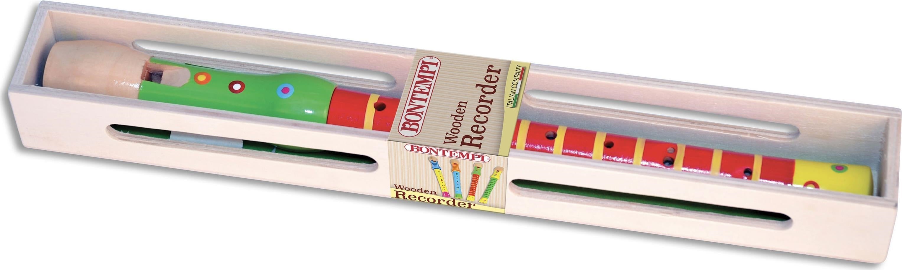 Bontempi 31 3010 - Flauti In Legno Colorati Assortiti.