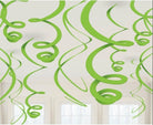Amscan: Spirali In Plastica Verdi 55,8 Cm