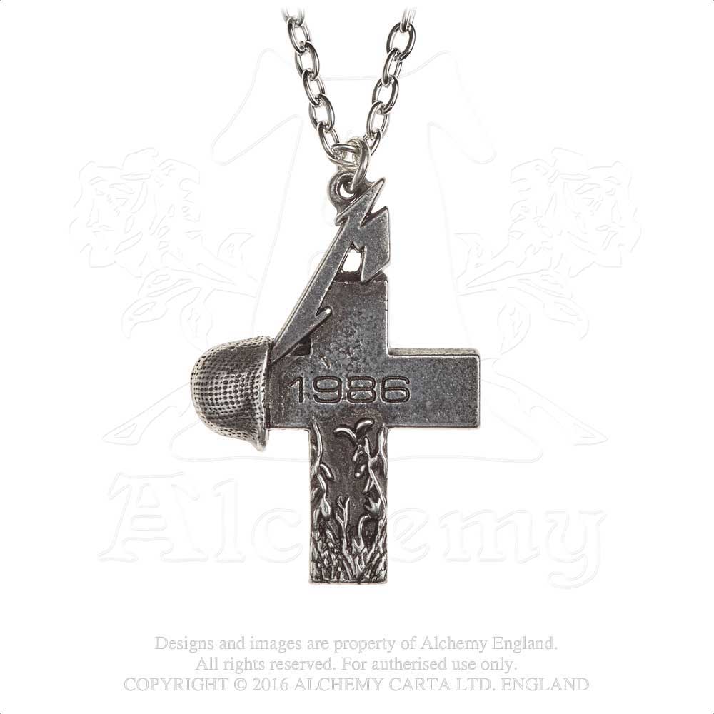 Metallica: Alchemy - Master of Puppets - 1986 Cross (Collana Con Ciondolo)