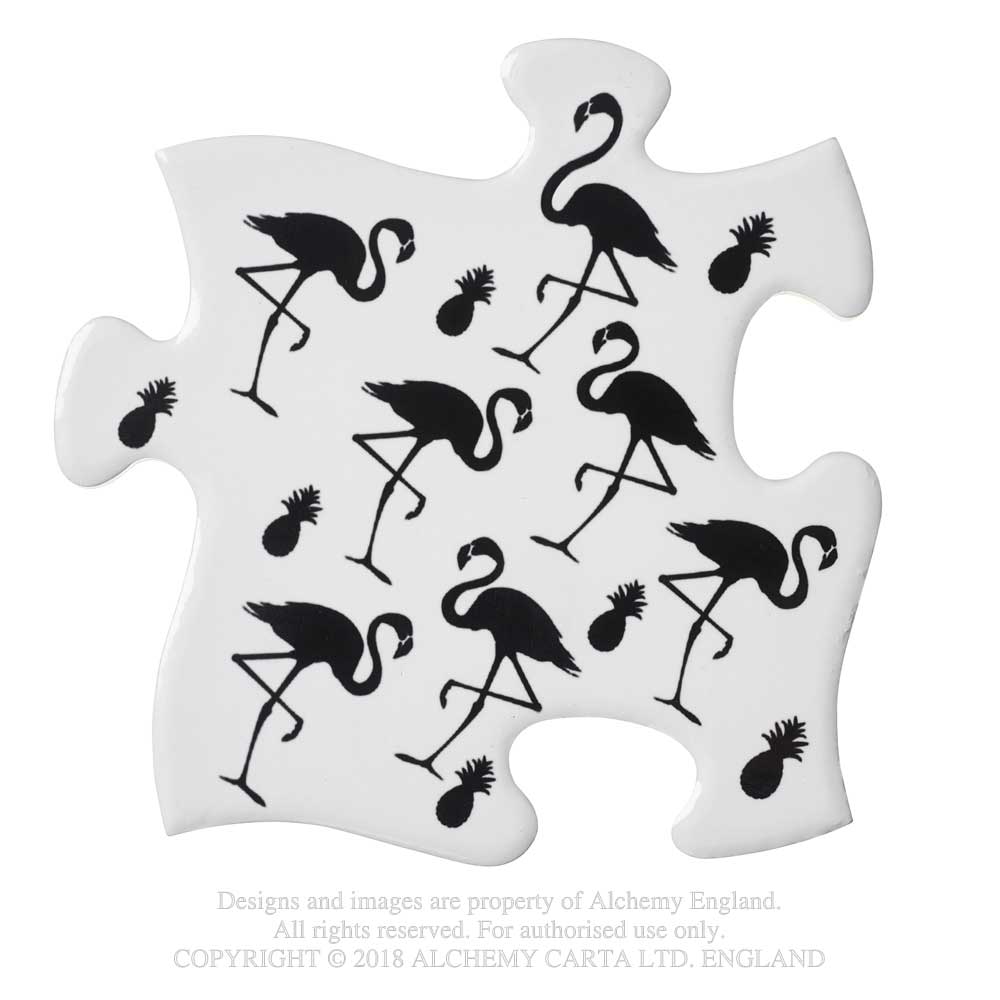 Alchemy: Flamingo / Pineapple (Sottobicchiere Sagomato)