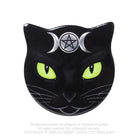Alchemy: Triple Moon Cat Ceramic Individual Coaster (Sottobicchiere)