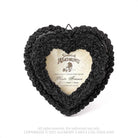 Shades: Small Black Rose Heart Photo Frame