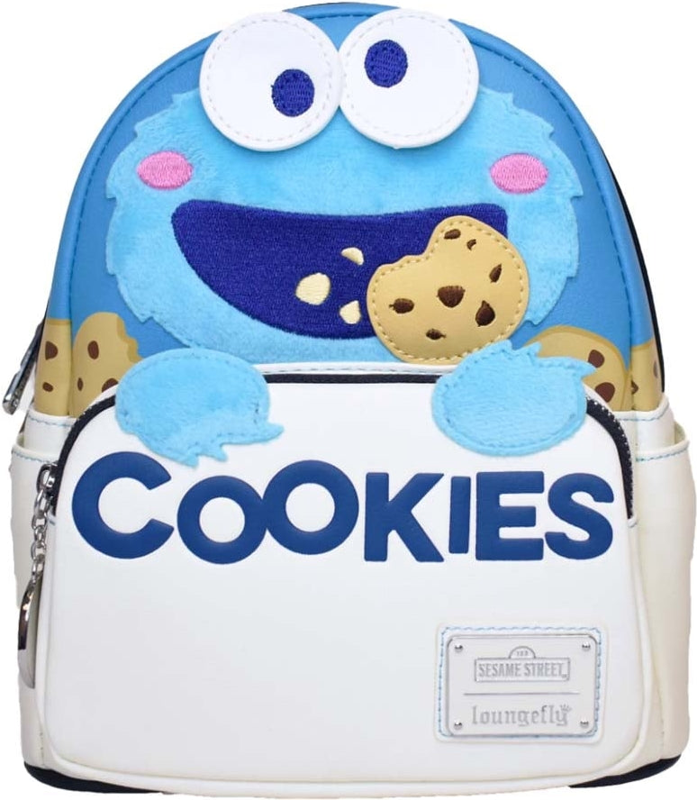 Sesame Street: Loungefly - Cookie Monster Plush Mini Backpack