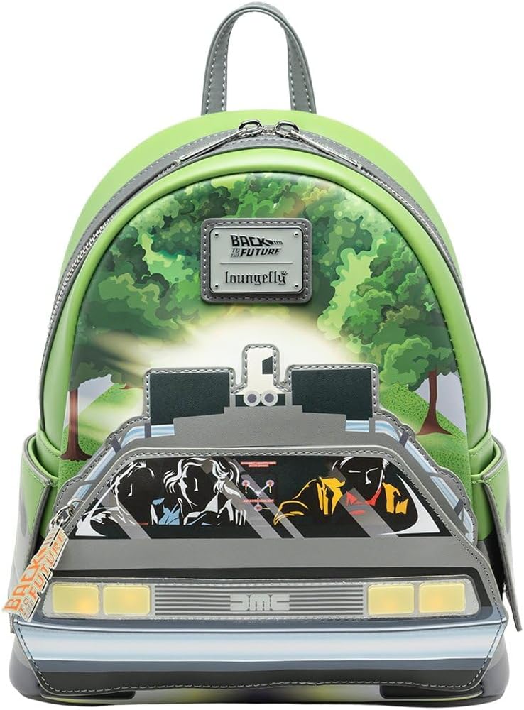 Back To The Future: Loungefly - 40Th Anniversary Nylon Full-Size Backpack