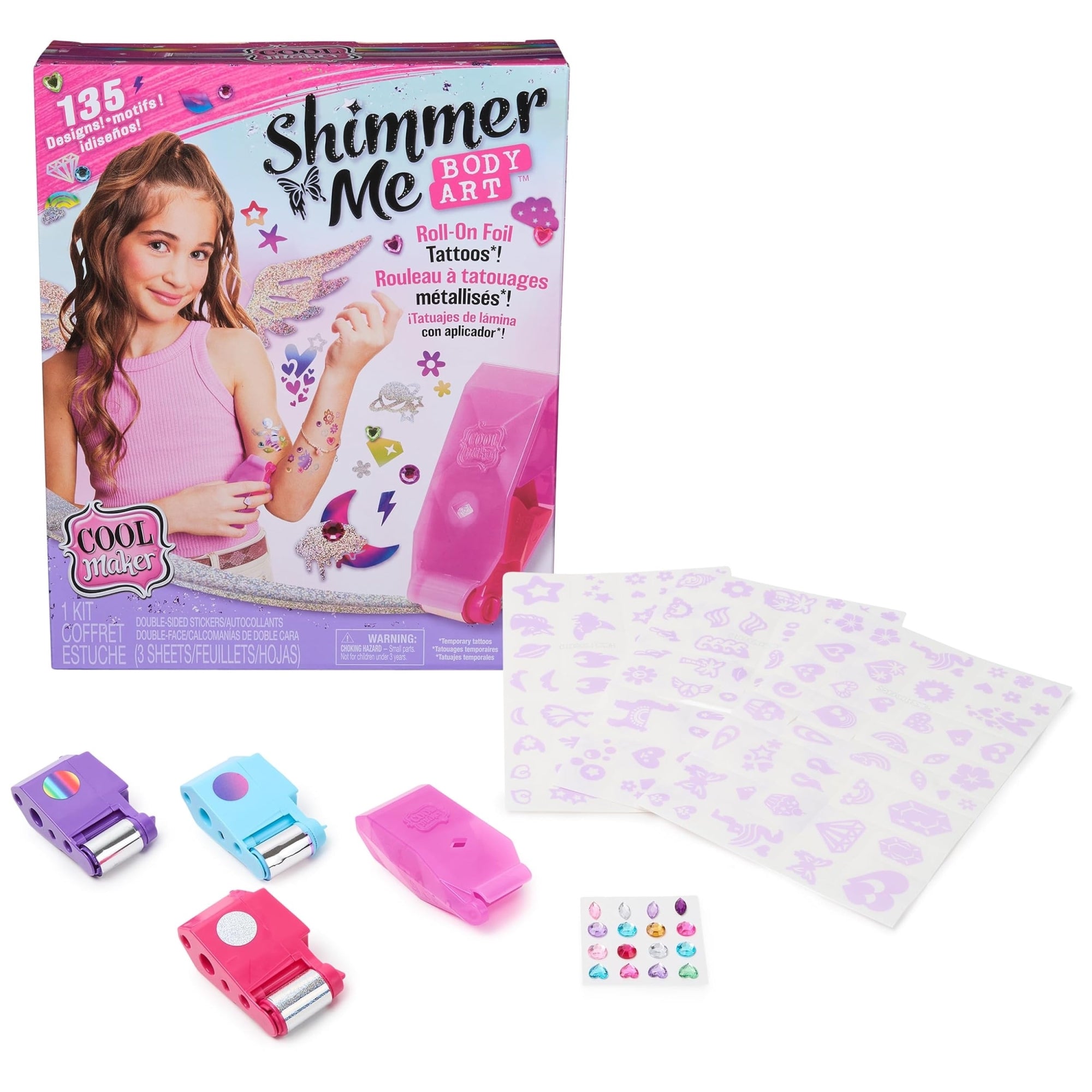Cool Maker: Spin Master - Shimmer Me Roll Crea Tatoo