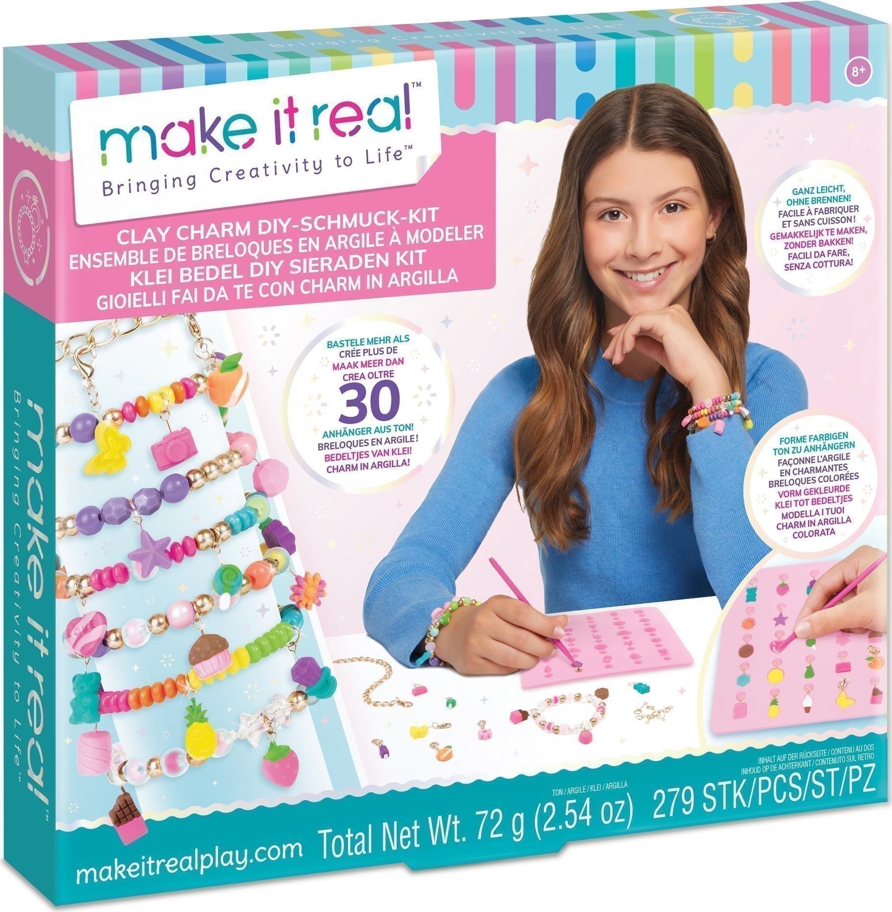 Make It Real - Kit Per Gioielli Fai Da Te Con Charm In Argilla