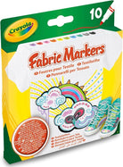 Crayola: 10 Pennarelli Per Tessuto