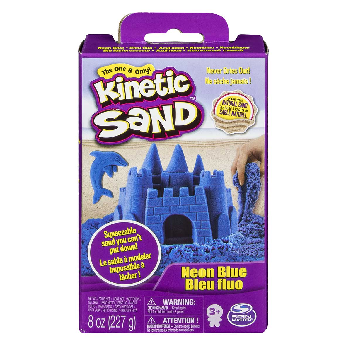 Kinetic Sand: Spin Master - Confezione Base 220 Grammi Sabbia (Assortimento)