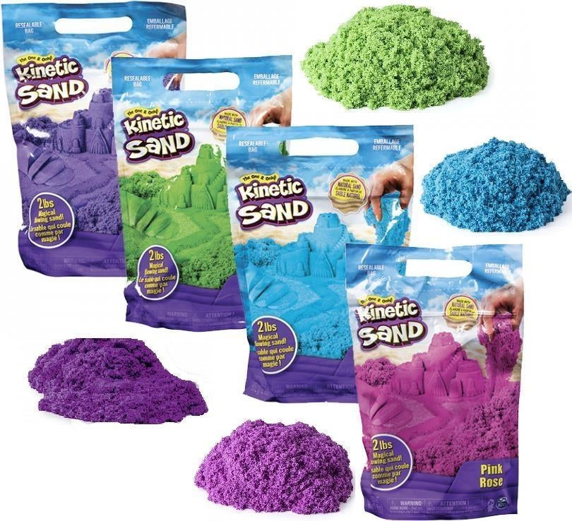 Kinetic Sand: Spin Master - Sacchetto Sabbie Colorate (Assortimento)