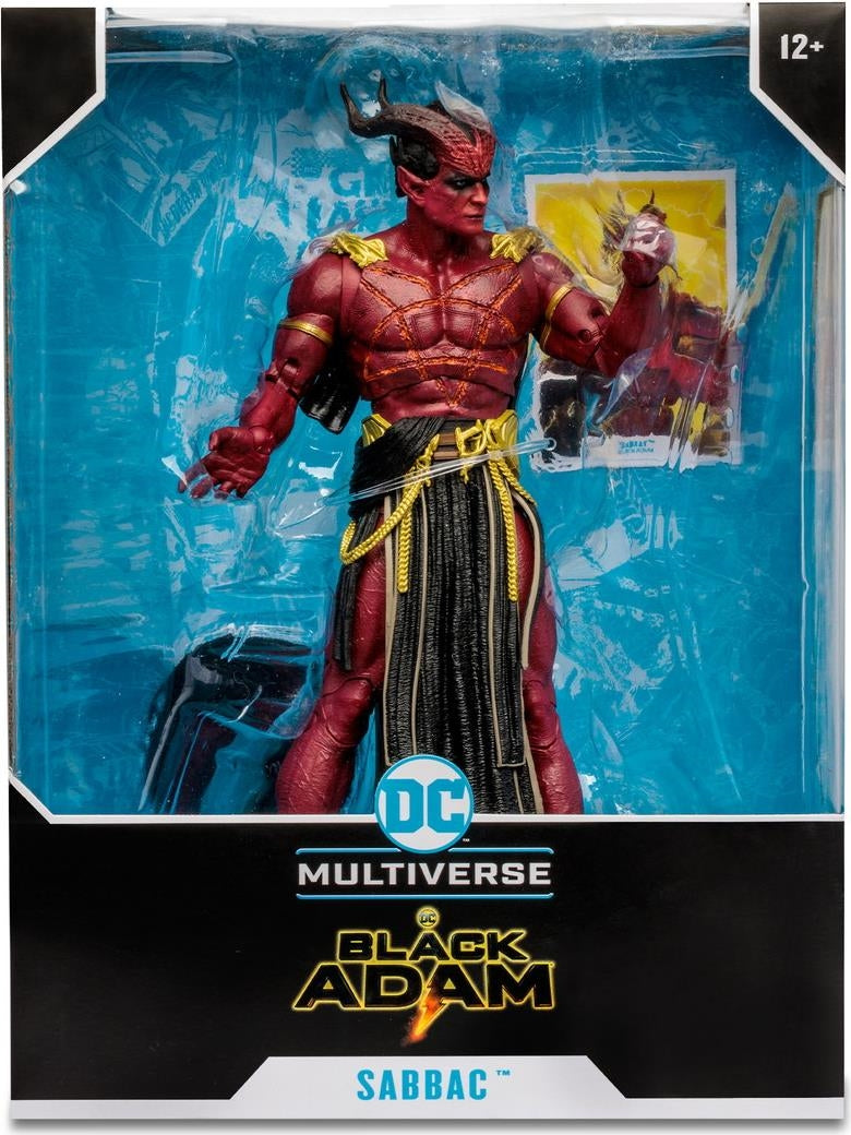 Dc Comics: McFarlane Toys - Black Adam - Sabbac Mega Figure