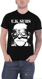 Uk Subs: Another Kind Of Blues (Black) (T-Shirt Unisex Tg. L)