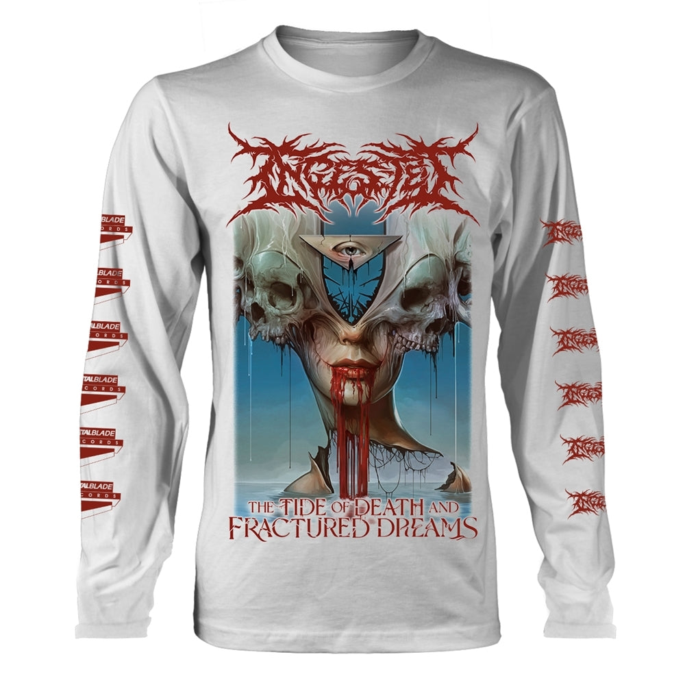 Ingested - The Tide Of Death And Fractured Dreams (T-Shirt Unisex Maniche Lunghe Tg. XL)