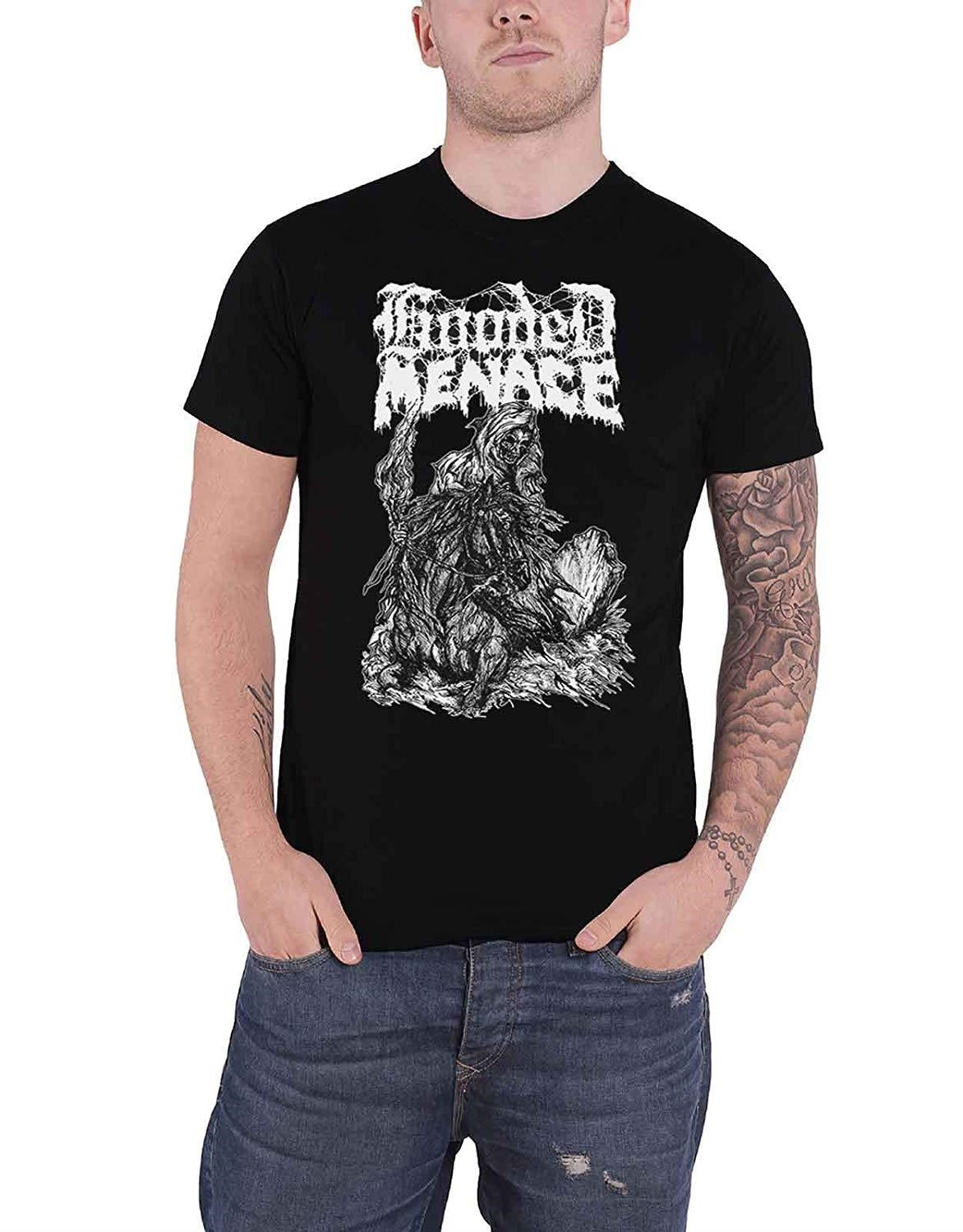 Hooded Menace: Reanimated By Death (T-Shirt Unisex Tg. S)