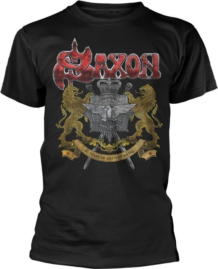 Saxon: 40 Years (T-Shirt Unisex Tg. M)