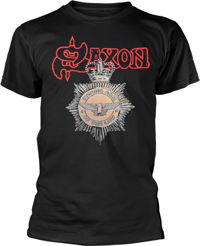 Saxon: Strong Arm Of The Law (T-Shirt Unisex Tg. XL)