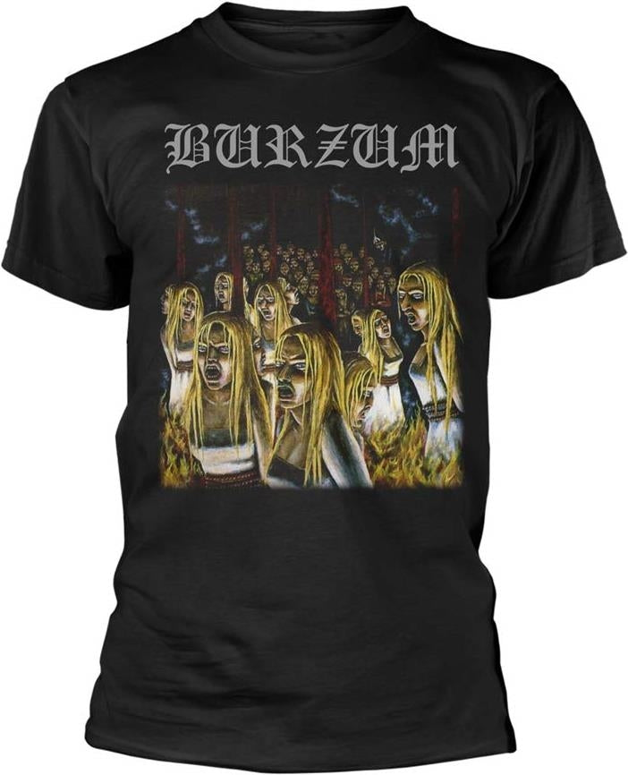 Burzum: Burning Witches (T-Shirt Unisex Tg. M)