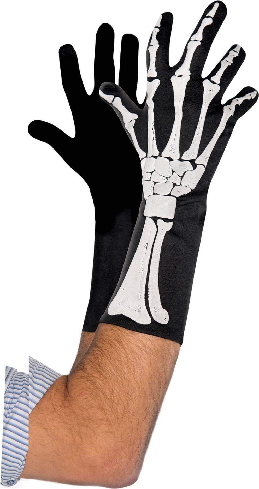 Amscan: Gloves Men S Skeleton 3D H. Guanti Scheletro 3D
