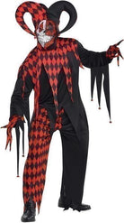 Amscan: Krazed Jester Adult Costume, Black