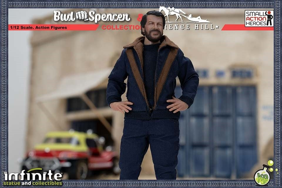 Bud Spencer: Infinite Statue - Bike Suit 1/12 Pvc Statuetta