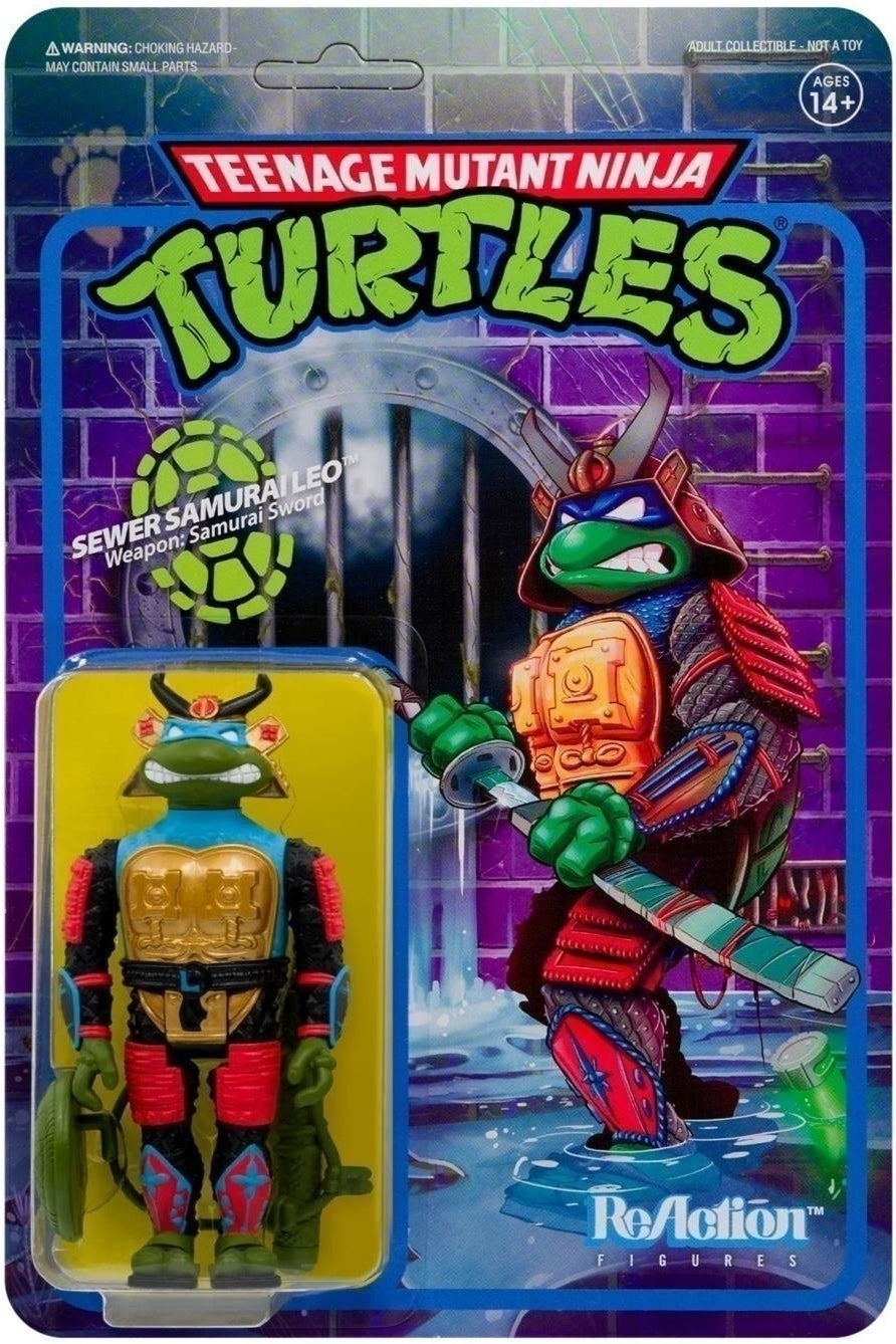 Teenage Mutant Ninja Turtles: Super7 - Reaction Figure Wave 3 - Samurai Leonardo