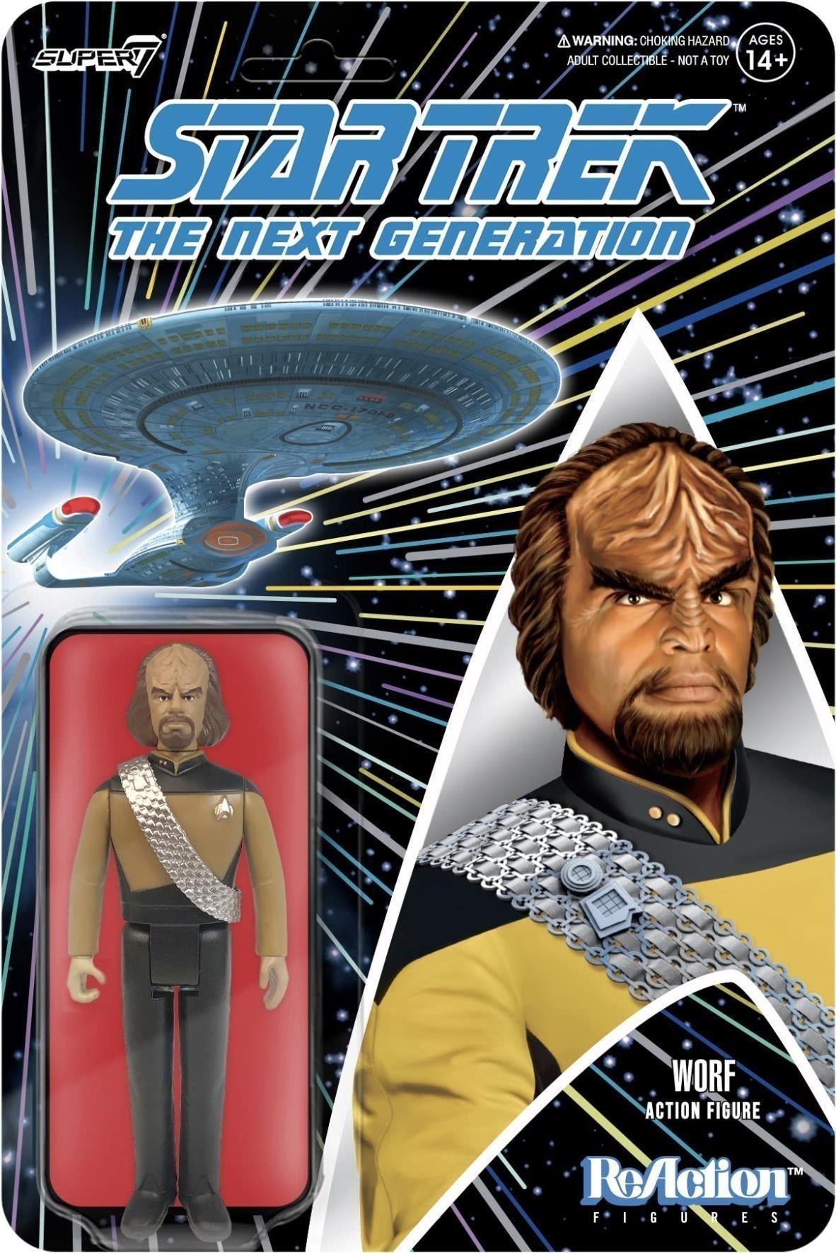 Star Trek: Super7 - The Next Generation - Reaction Figure Wave 1 - Worf