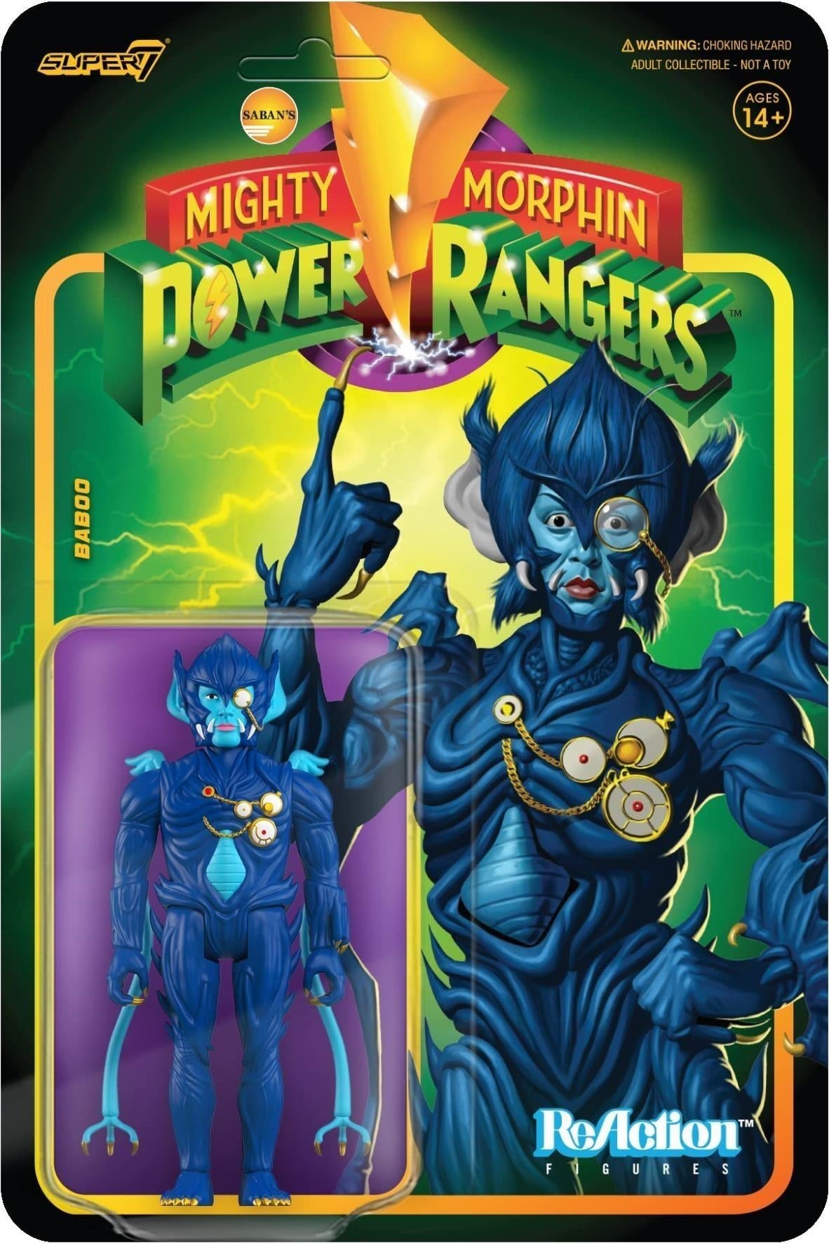 Mighty Morphin Power Rangers: Super7 - Reaction Figure Wave 3 - Baboo