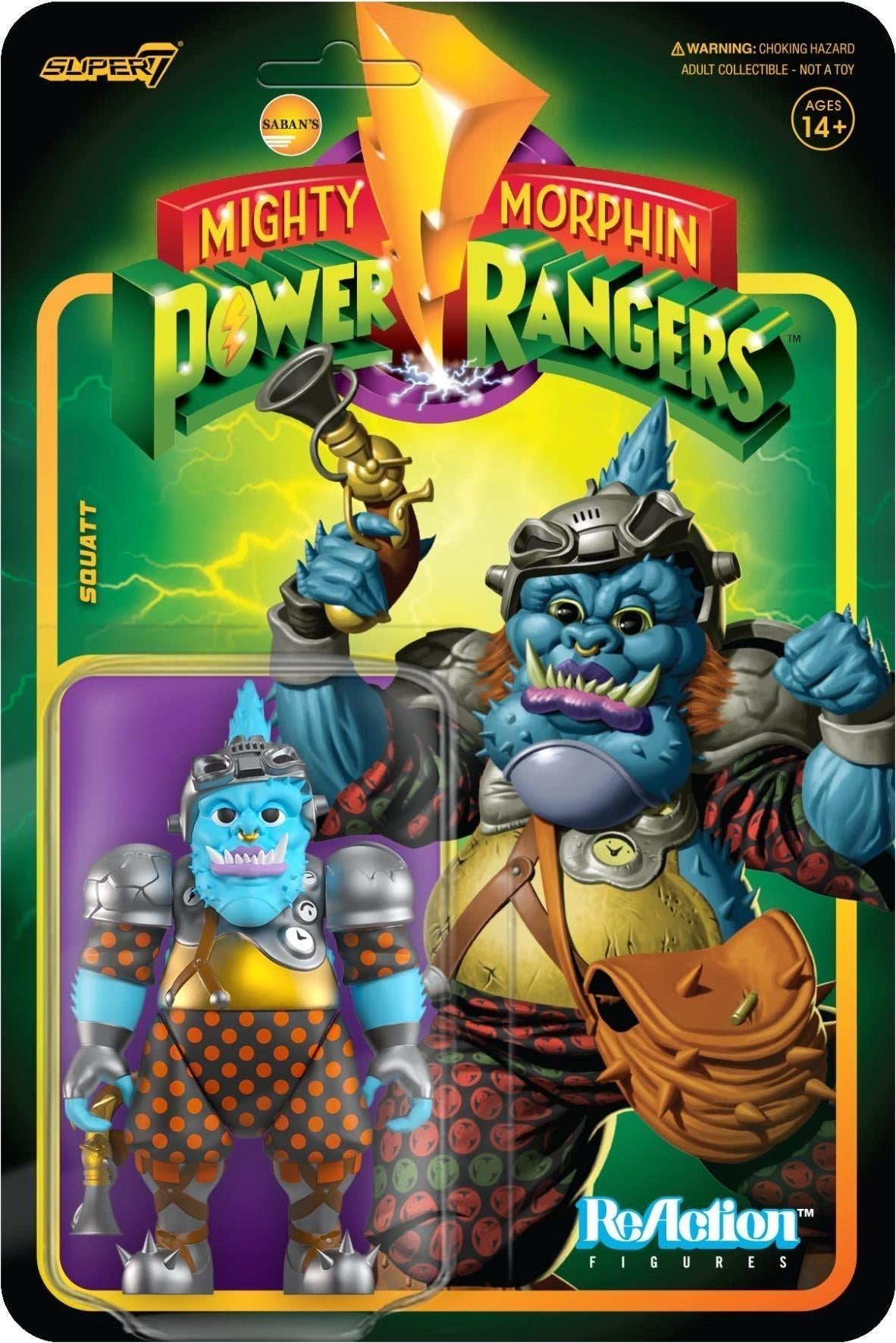 Mighty Morphin Power Rangers: Super7 - Reaction Figure Wave 3 - Squatt