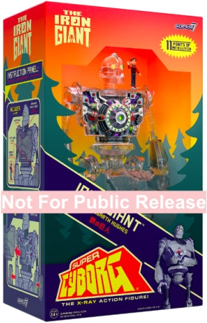 Iron Giant (The): Super7 - Super Cyborg - Iron Giant (Clear)
