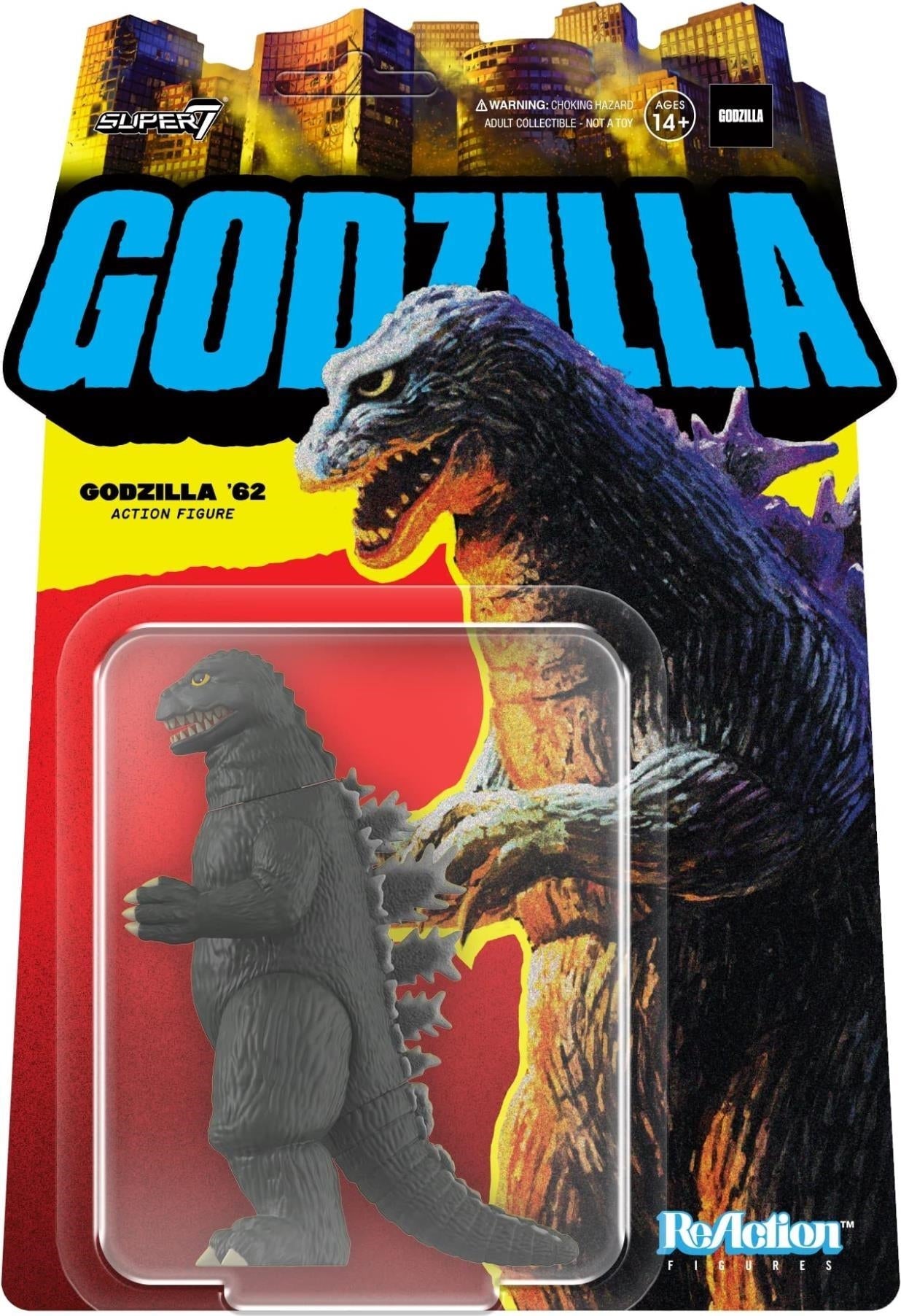 Toho: Super7 - Reaction Figure Wave 2 - Godzilla 62 (Three Toes)