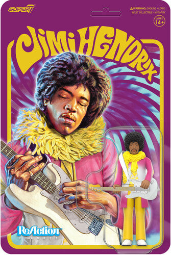 Jimi Hendrix: Super7 - Reaction Figures - Jimi Hendrix (Reverse Album Colors)