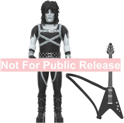 Motley Crue: Super7 - Reaction Figures Wave 02 - Mick Mars (Shout At The Devil - Black & White)
