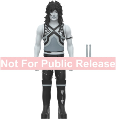 Motley Crue: Super7 - Reaction Figures Wave 02 - Tommy Lee (Shout At The Devil - Black & White)