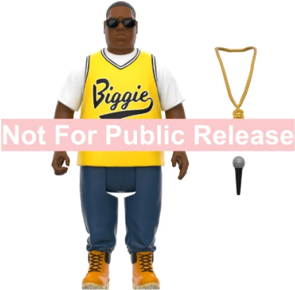 Notorious B.I.G.: Super7 - Reaction Figures Wave 04 - Notorious B.I.G. (Yellow Jersey)
